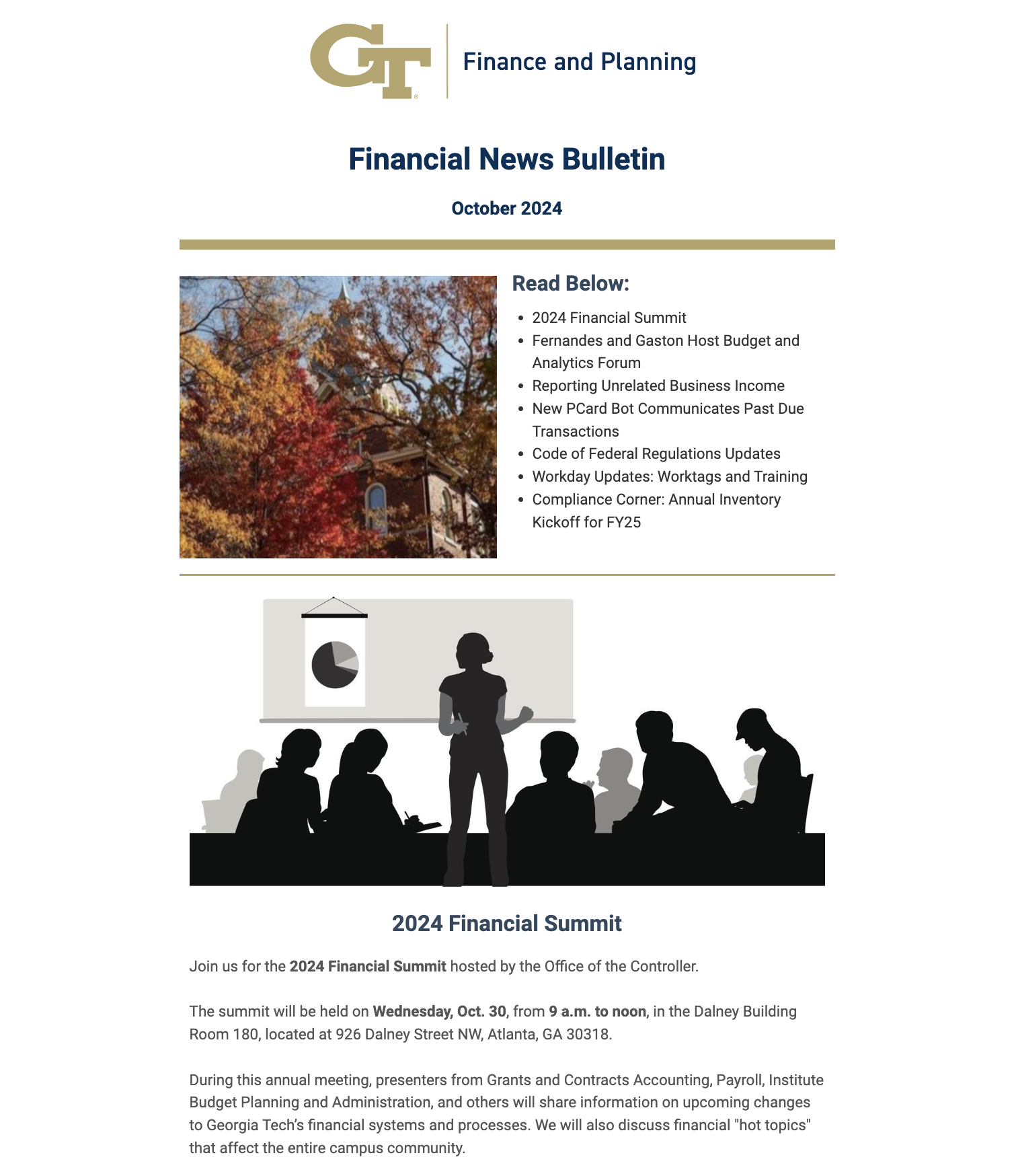 October 2024 Financial News Bulletin